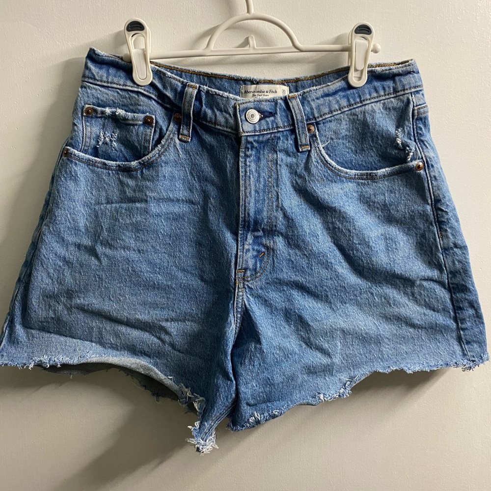 Abercrombie & Fitch Light Blue Jean Shorts